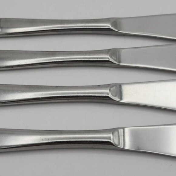 Vintage Amefa Holland Stainless Steel Dinner Knife Lot of 4 Knives Prestige Rare - Picture 10 of 14